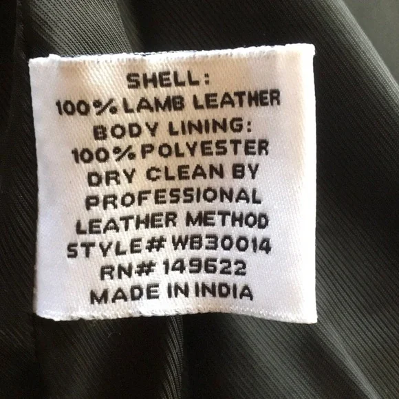 Walter Baker Gold Leather Jacket - Picture 7 of 7